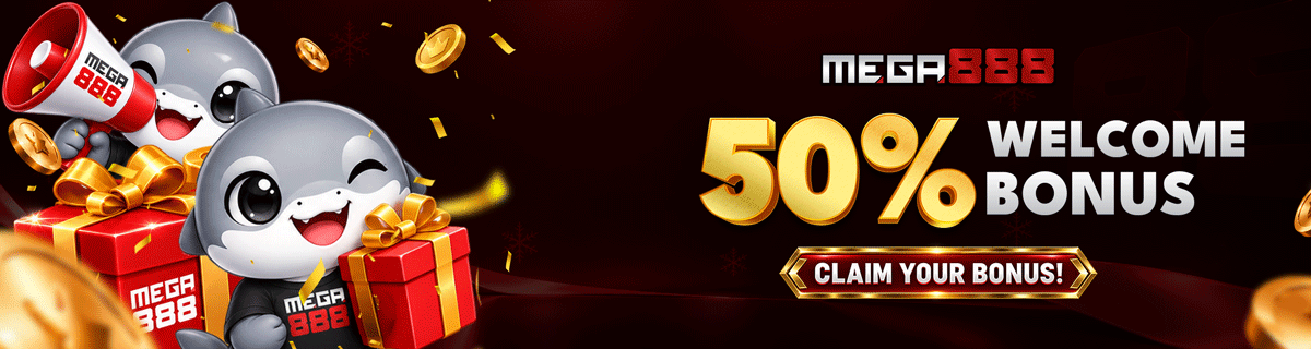 MEGA888 - 50% WELCOME BONUS