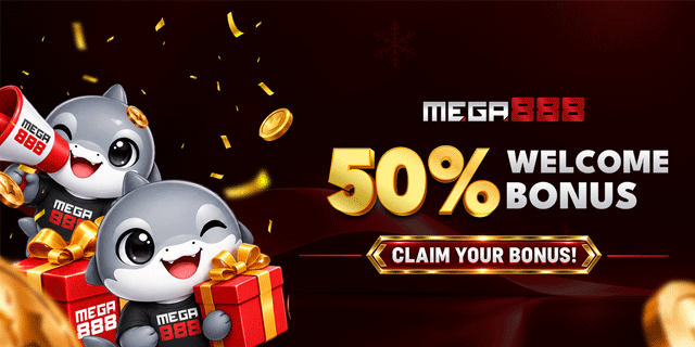 MEGA888 - 50% WELCOME BONUS
